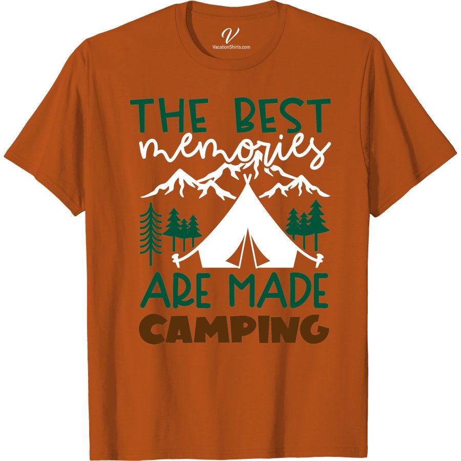 [DISCOVERY] Maincrew Outdoor Camping Graphic T-Shirt★ Adventure Tee - Outdoor Memory Maker Camping Shirt